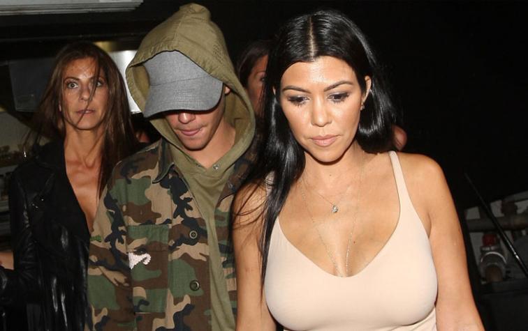 Kourtney Kardashian y Justin Bieber fueron captados juntos nuevamente