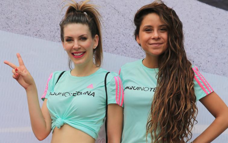Famosas disfrutaron de masiva clase de baile en evento Adidas Wowen