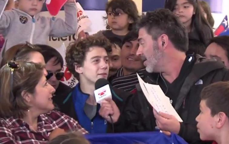 Hijo de Pollo Valdivia y Claudia Conserva es todo un galán