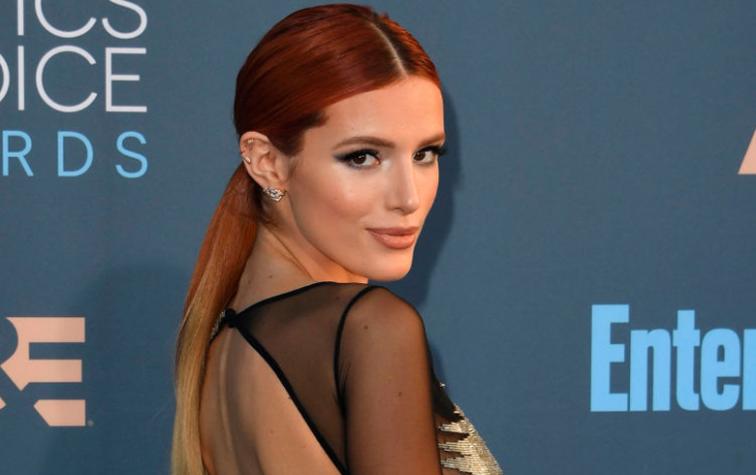 Bella Thorne se mostró sin maquillaje y con acné