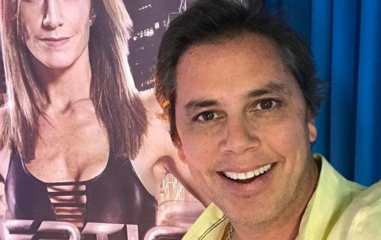 José Miguel Viñuela fue con el Conejito de Pascua a ver a su hijo Tomás