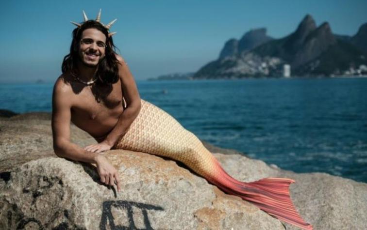 Ser una sirena... o un sireno, más que una moda en Brasil