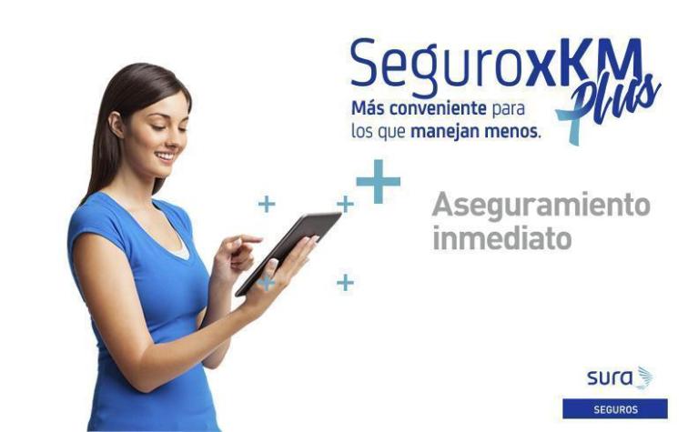 Seguro x KM Plus de Seguros SURA: el seguro ideal para los que manejan menos