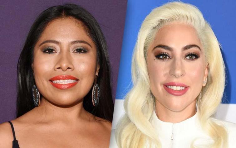 Así fue el esperado encuentro de Lady Gaga y Yalitza Aparicio