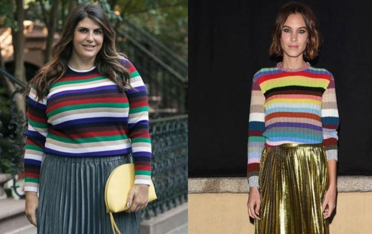 Conoce a la fashionista que copia los looks de las celebridades