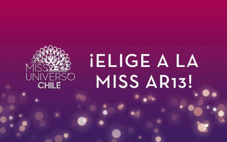 Votación "Miss AR13" de "Miss Universo Chile"