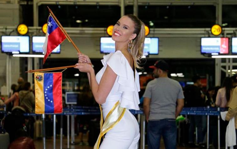 Joven chilena pelea la corona en concurso de belleza en Venezuela