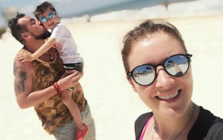 Carla Jara sufrió fuerte accidente en la carretera junto a su familia
