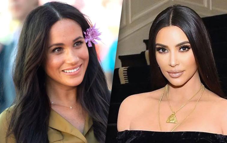 Kim Kardashian dice sentirse identificada con el acoso que sufre Meghan Markle