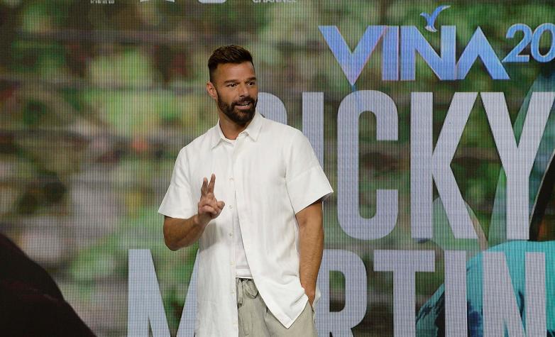 Ricky Martin: "Siento mucha admiración por el pueblo chileno"