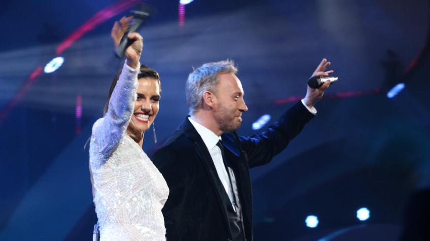 María Luisa Godoy radiante en la Quinta noche de Viña 2020
