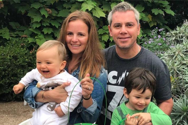 José Miguel Viñuela celebró el cumpleaños de su hijo en familia