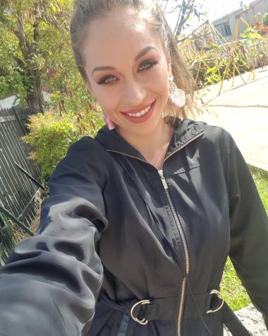 Ingrid Aceitón recreó la icónica escena que la hizo famosa