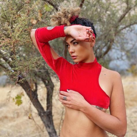 Camila Recabarren desafía la censura de Instagram con foto en topless