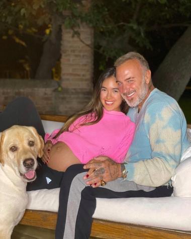 Gianluca Vacchi y Sharon Fonseca