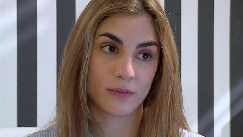 Carmen Zabala mezcla sostén con pantalón de buzo e impacta con tenida fashion