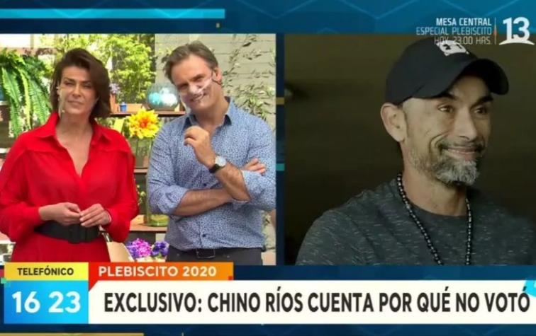 "Chino" Ríos indignado: no quiso quedar de vocal de mesa y no pudo votar