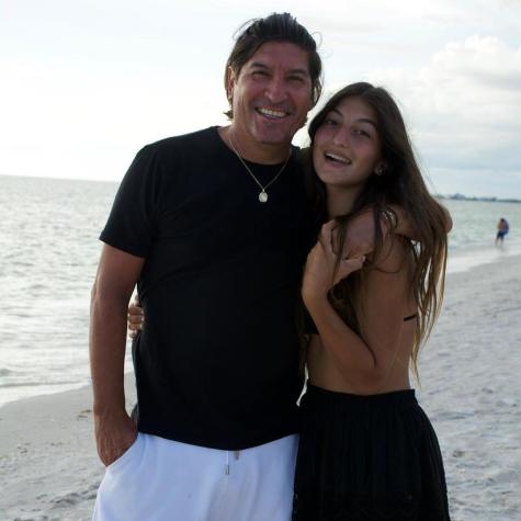 Iván Zamorano impactó por el increíble parecido con su hija adolescente