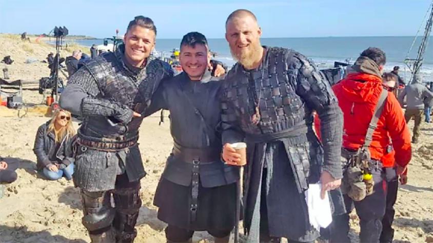 Este es el chileno que fue extra en la última temporada de "Vikingos"