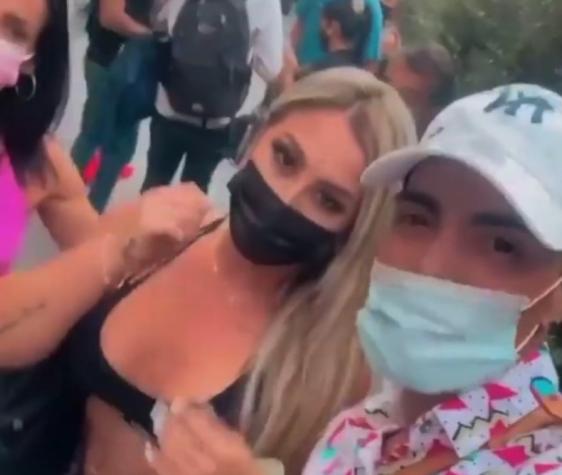 Critican a Luli y Nelson Mauri por hacer fila para entrar al gimnasio: “cabecitas de agua”