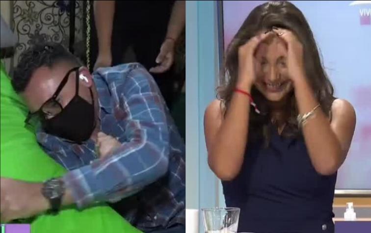 Periodista de “Aquí somos todos” sufre caída en pleno despacho