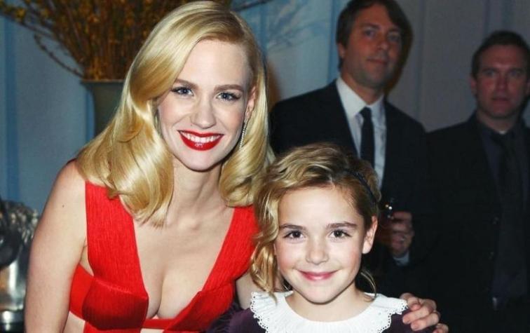 Globos de Oro 2021: January Jones y Kiernan Shipka reutilizan vestido del 2011