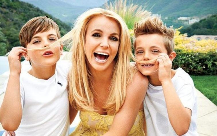 ¡Britney Spears muestra lo grande que están sus hijos!