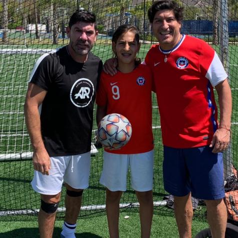 Hijas de Marcelo Salas e Iván Zamorano se lucen en foto juntas