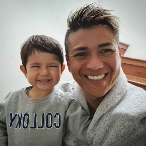 Américo es criticado por fotografía junto a su hijo