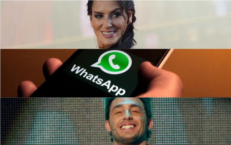 Revelan polémico Whatsapp entre Adriana Barrientos y Joche Bibbó