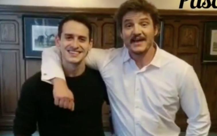 Pedro Pascal hace especial gesto con José Antonio Raffo