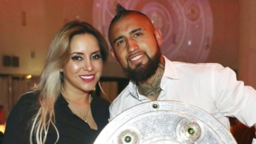 Marité Matus celebra junto a Arturo Vidal su triunfo deportivo