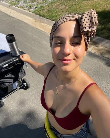 Rocío Toscano deslumbra haciendo trekking con sus mellizos