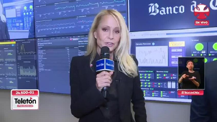 Cecilia Bolocco sufre chascarro como notera de Teletón 2021