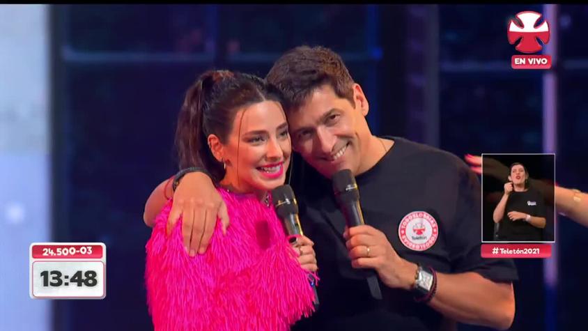 Daniela Castillo y Rafael Araneda vivieron emotivo reencuentro