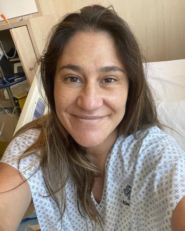 Belén Mora impacta con su figura a un mes de convertirse en madre