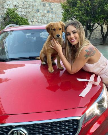 Maura Rivera vive duro momento tras perder a su perro