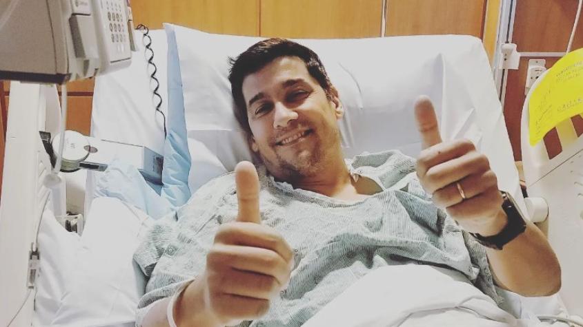 Rafael Araneda hospitalizado