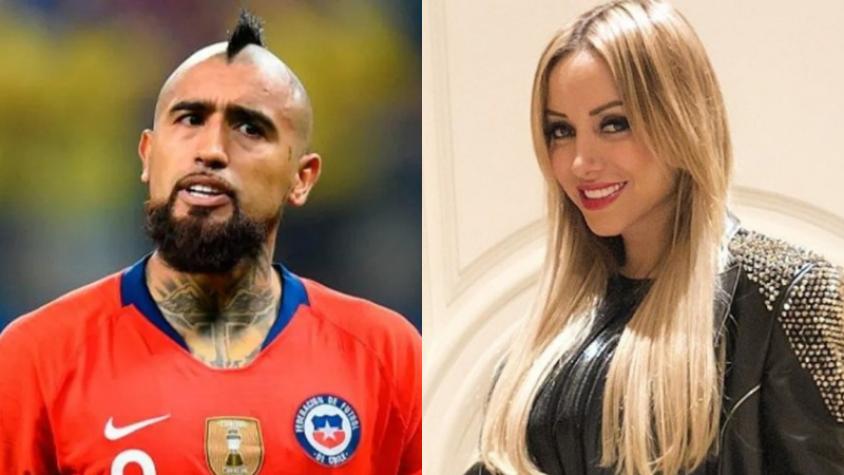 Marité Matus y Arturo Vidal