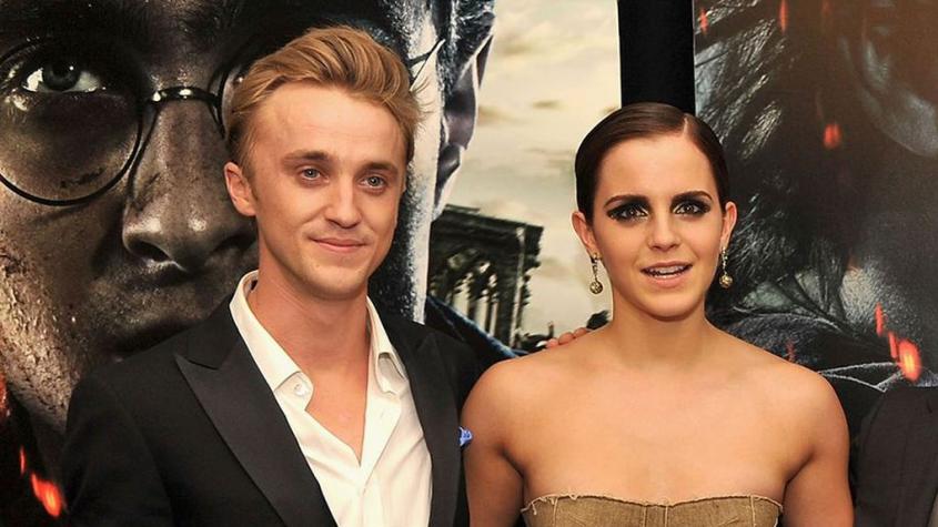 Tom Felton y Emma Watson