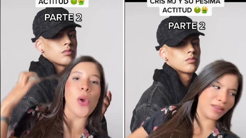 TikTok sobre Cris MJ