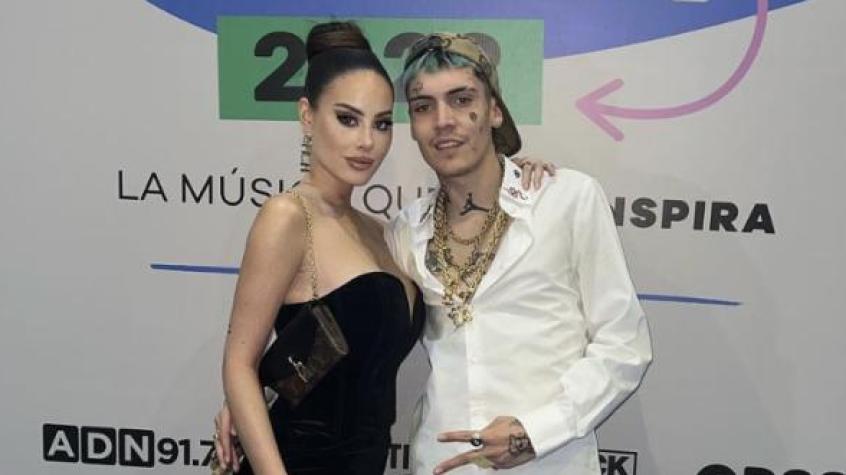 Ignacia Michelson y Marcianeke se lucen con elegantes looks