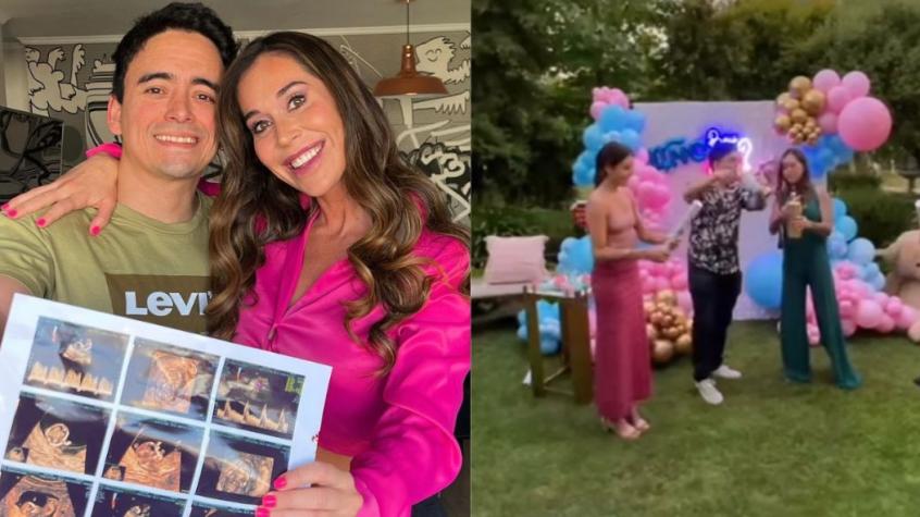 Vale Roth revela el sexo de su futuro bebé con increíble fiesta
