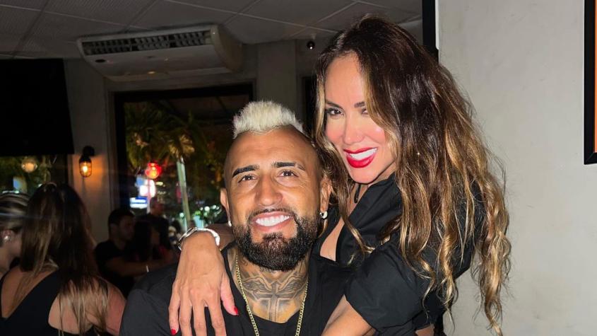 Sonia Isaza y Arturo Vidal