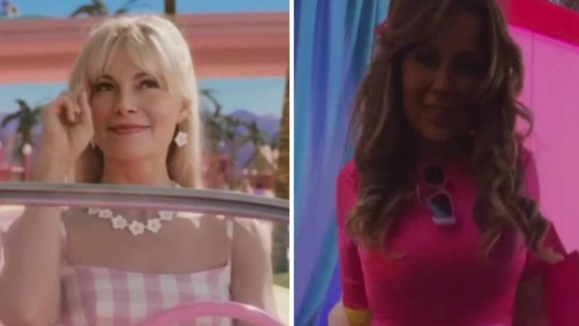 ¡Lo hizo real! Cathy Barriga se luce con vestido rosa y patines de Barbie 
