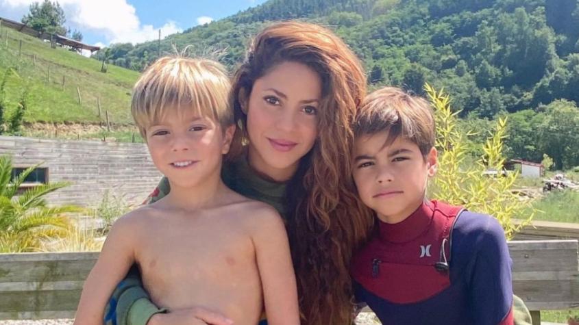 Shakira y sus hijos