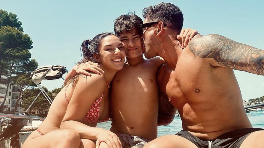 Chantal Gayoso se fue de vacaciones con Thiago Cunha y su hijo Pedro