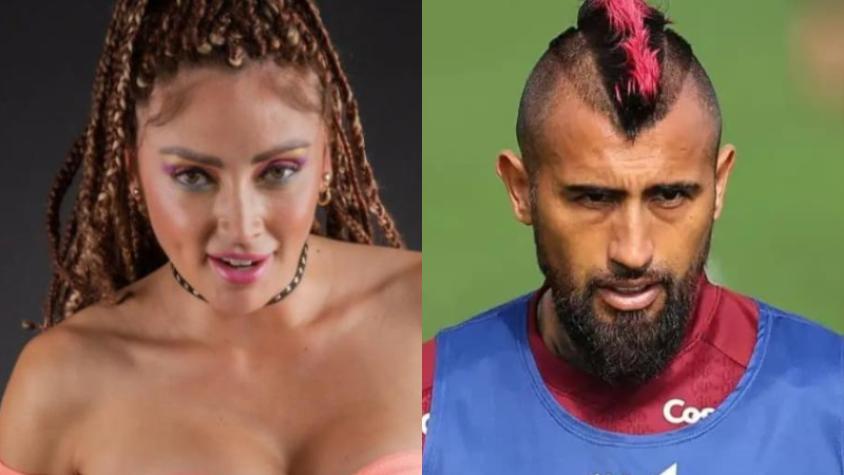 Carolina Molina y Arturo Vidal