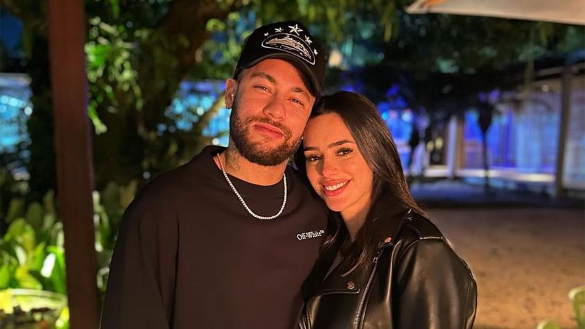 Neymar y su pareja