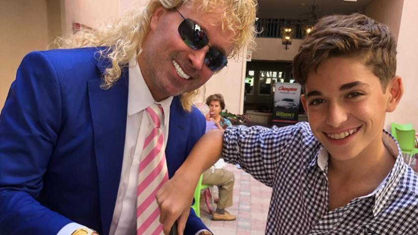 Así luce el hijo de Leonardo Farkas: cumplió 18 años y sorprendió a todos con su cambio físico